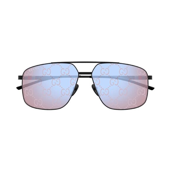 NEW GUCCI SUNGLASSES, MEN BLACK/VIOLET EYEWEAR GG1676S 005  display picture 2